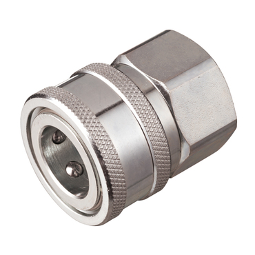Quick coupling Fixx Lok type CPH un-valved/plain Stainless steel 316 female thread BSP, up to 345 bar